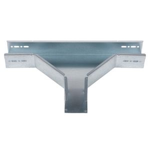 T-stuk gezet 120x60mm gelakt verkeerswit RAL9016/70