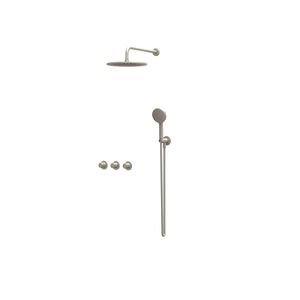 Afbouwdeel regendouche Combiset Nexus 4 inbouwthermostaat gebor. nickel CSN4EXGNBFAA excl. inbouwbox