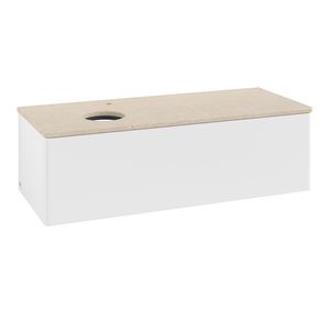 Wastafelonderkast Antao 1200x360x500mm White Matt Lacquer K33053MT