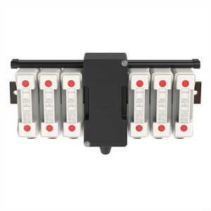 Zekering-bank laagspanning 63 A AC 690 V BS 6 way wit