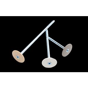 Isolatieschroef platverz torx 6x100mm ivoor 1015 VVE=100