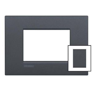 Afdekraam 3 + 3 modulen Antraciet Livinglight AIR