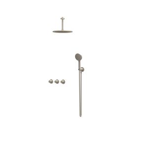 Afbouwdeel regendouche Combiset Nexus 4 inbouwthermostaat gebor. nickel CSN4EXGNBFBA excl. inbouwbox
