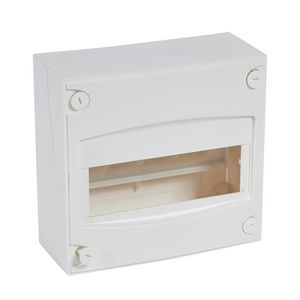 Wandbehuizing + verdelerstrook 8 + 1 module Ekinoxe