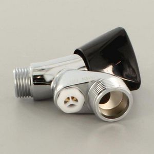 WK ACTIE Wasmachinekraan 1/2"bt. knop zwart m. keerklep EB (3026375)