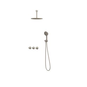Afbouwdeel regendouche Combiset Nexus 4 inbouwthermostaat gebor. nickel CSN4EXGNBFBC excl. inbouwbox