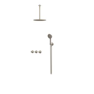 Afbouwdeel regendouche Combiset Nexus 4 inbouwthermostaat gebor. nickel CSN4EXGNBFCA excl. inbouwbox