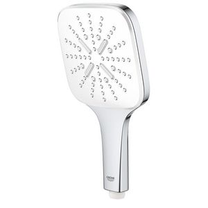 Handdouche rainsh. 130 smartact. cube 3 straalsoorten moonwhite
