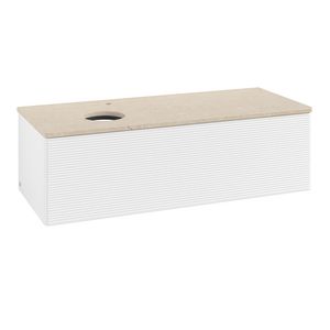 Wastafelonderkast Antao 1200x360x500mm White Matt Lacquer K33153MT
