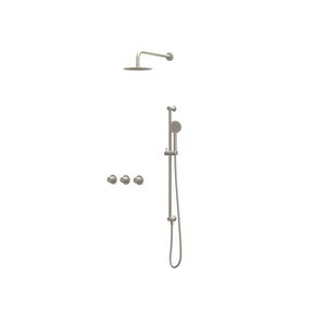 Afbouwdeel regendouche Combiset Nexus 4 inbouwthermostaat gebor. nickel CSN4EXGNCAAB excl. inbouwbox
