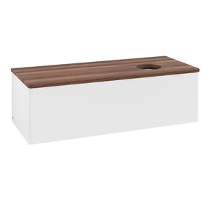 Wastafelonderkast Antao 1200x360x500mm White Matt Lacquer K34012MT