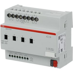 Schak/dim-aktor KNX 2-voudig 0-10V 4 x 16A AC1 DIN-rail (SD/S 4.16.1)