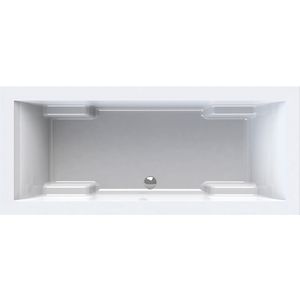 Ligbad duo Basilia 200x90cm wit excl. poten