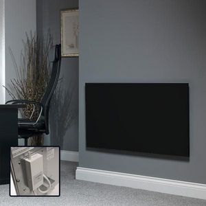 Infraroodpaneel STRONG-RF zwart 600x600mm 400W incl. ingebouwde RF-ontvanger