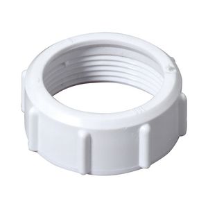 Uitlaatwartelmoer PP wit v. sifon 1.1/2" McAlpine