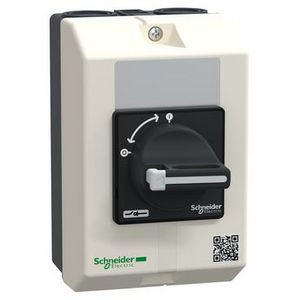 Behuizing IP65 Zwarte draaibediening Access. VARIO V02-2