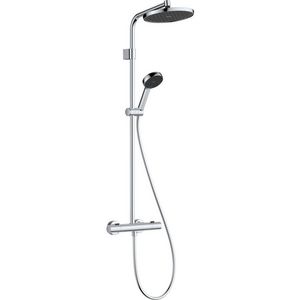WK ACTIE Showerpipe Activera S 240 1 straalsoort EcoSmart Ecostat Varia chroom (28078000)