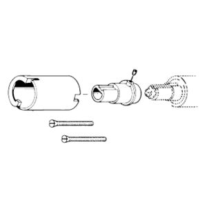 Verlengset 35mm Vario inbouwthermostaten 08040290+08050290