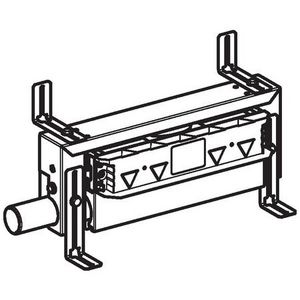 Kombifix douchewandgoot-element H200xD50mm