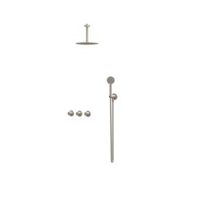 Afbouwdeel regendouche Combiset Nexus 4 inbouwthermostaat gebor. nickel CSN4EXGNCBBA excl. inbouwbox
