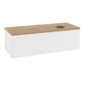 Wastafelonderkast Antao 1200x360x500mm White Matt Lacquer K34151MT