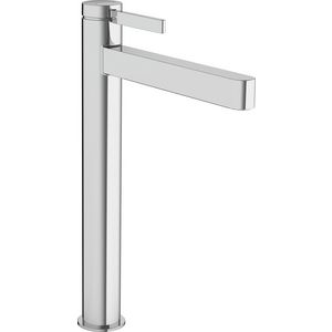 Finoris 1-hendel wastafelmengkraan 260 chroom highriser sprong 208mm incl. push-open plug 1.1/4"