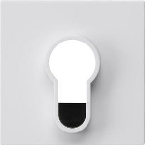 Afdekking sleutelschakelaar /-drukcontact z/opdr. System 55 zuiver wit