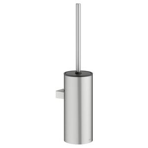 Toiletborstelgarnituur wandmodel staal finsh/antraciet