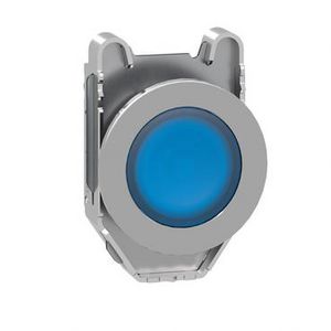 Kop voor verzonken signaallamp Metaal Incl. led Blauw