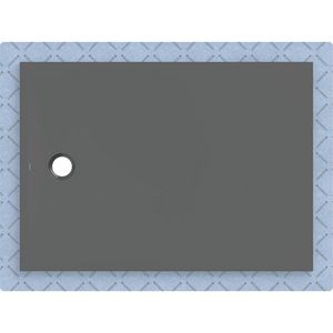 Douchevloer CleanFloor30 met afdichtingsvlies grafiet: 140x100cm