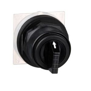 Keuzeschakelaar Hendel 3 standen 30mm Zwart Harmony 9001S