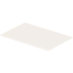 DuraSquare Glazenlegger v.metaalstructuur 420x264x8mm wit
