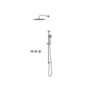 Afbouwdeel regendouche Combiset Nexus 4 inbouwthermostaat gebor. nickel CSN4EXGNCCAB excl. inbouwbox