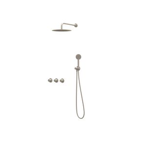 Afbouwdeel regendouche Combiset Nexus 4 inbouwthermostaat gebor. nickel CSN4EXGNCCAC excl. inbouwbox