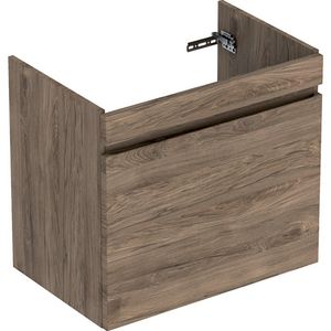 Renova Plan wastafel onderkast + lade 75cm noten hickory