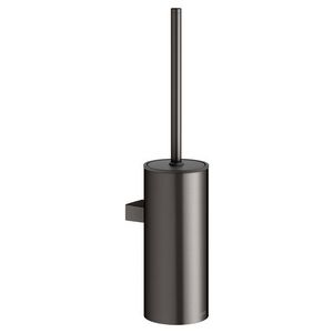 Toiletborstelgarnituur wandmodel titaanzwart geborsteld/antraciet