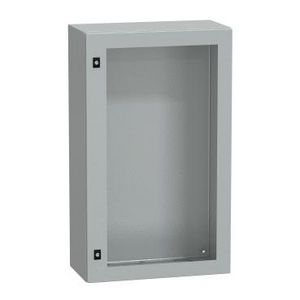Deur 1000x600x300mm IP66 / IK08 Transparant RAL7 Spacial CRN