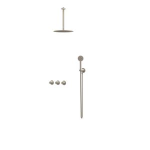 Afbouwdeel regendouche Combiset Nexus 4 inbouwthermostaat gebor. nickel CSN4EXGNCCCA excl. inbouwbox
