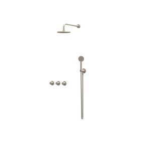 Afbouwdeel regendouche Combiset Nexus 4 inbouwthermostaat gebor. nickel CSN4EXGNCDAA excl. inbouwbox