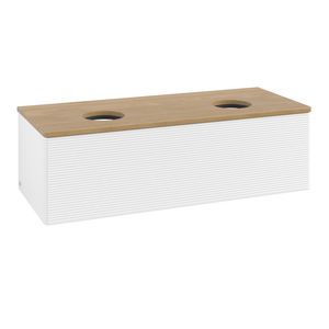 Wastafelonderkast Antao 1200x360x500mm White Matt Lacquer K35111MT