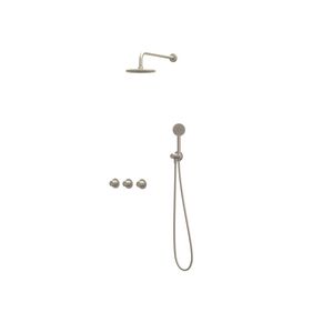 Afbouwdeel regendouche Combiset Nexus 4 inbouwthermostaat gebor. nickel CSN4EXGNCDAC excl. inbouwbox