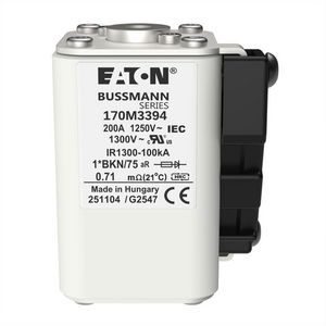 Zekering h. snelheid 200A AC 1250V 100kA compact 1 45 VVE=4