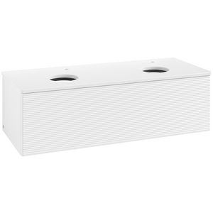 Wastafelonderkast Antao 1200x360x500mm White Matt Lacquer K35150MT