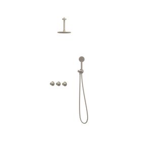 Afbouwdeel regendouche Combiset Nexus 4 inbouwthermostaat gebor. nickel CSN4EXGNCDBC excl. inbouwbox
