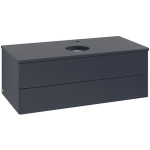 Wastafelonderkast Antao 1000x360x500mm Mid.Blue Matt Lacquer K20050HG
