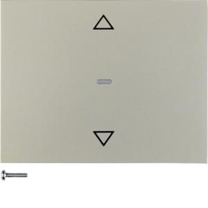 Knop-opzetmodule KNX-RF jaloeziebediening berker K.5 edelstaal gelakt