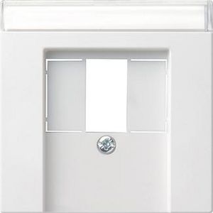 Afdekking TK TAE USB System 55 z.wit