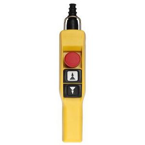 Hangende drukknopkast pistoolgrip 2 drukknoppen/1 XAC-A