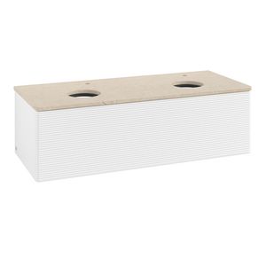 Wastafelonderkast Antao 1200x360x500mm White Matt Lacquer K35153MT