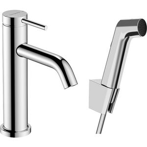 Tecturis S 1-hendel wastafelkraan 110 met bidet handdouche en doucheslang 160cm chroom